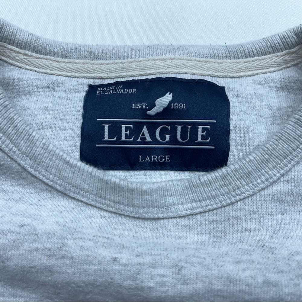League Georgia Bulldogs Crewneck Sweatshirt Mens Size Large Gray Kangaroo Pocket - Picture 5 of 12